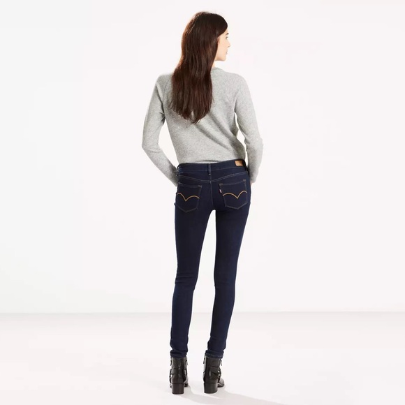 Levi’s 535 super skinny jeans 26 waist 30 inseam mid-rise good condition - Picture 2 of 7